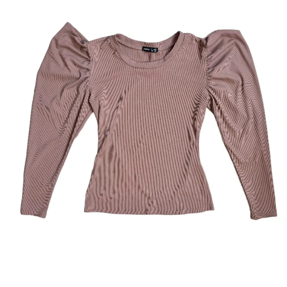 SHEIN puffy long sleeve top women’s shirt size medium - Picture 8 of 16